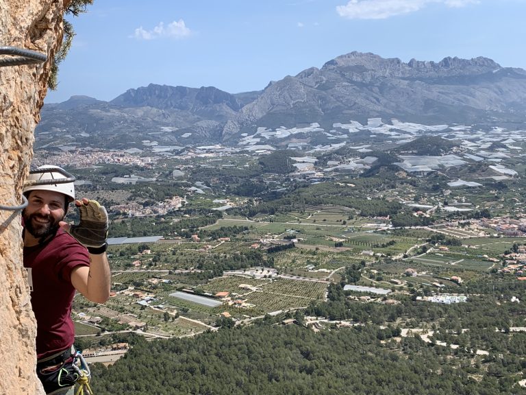Ferrata Ponoig - Primer plano