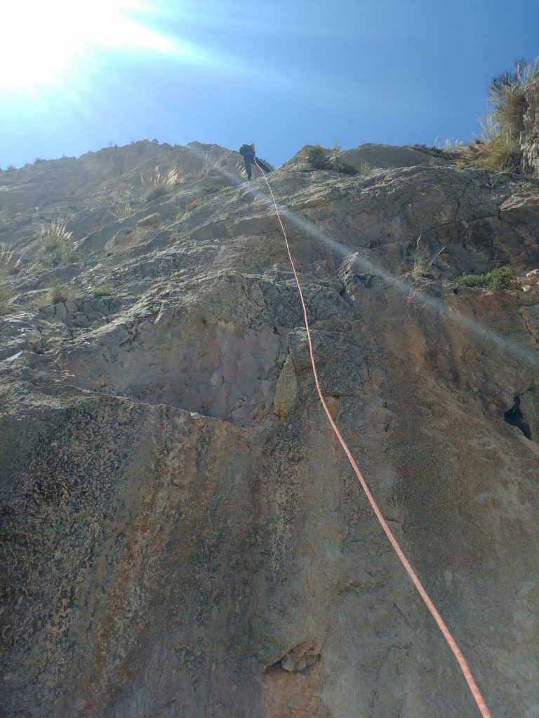 Ferrata Ponoig - Rápel 3