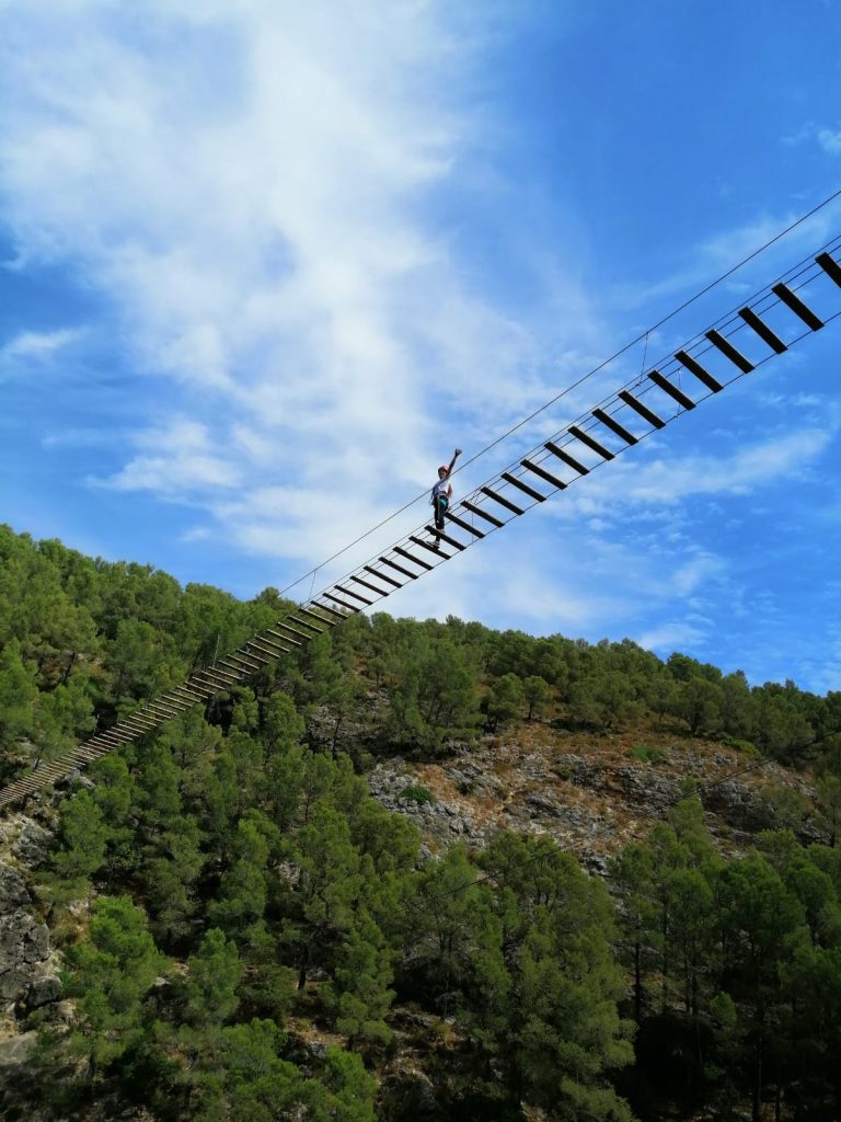 Ferrata Fuente Godalla Enguera Valencia by Serranía Aventura