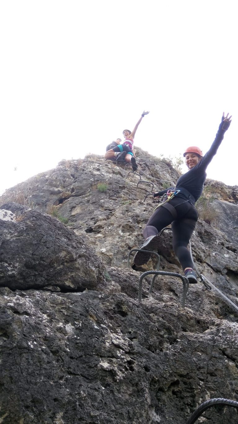 Ferrata Fuente Godalla Enguera Valencia by Serranía Aventura