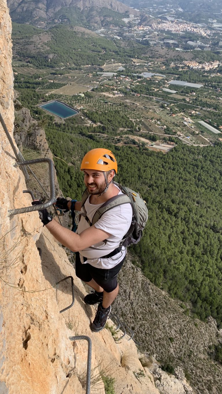 Ferrata Ponoig Polop Alicante by Serranía Aventura