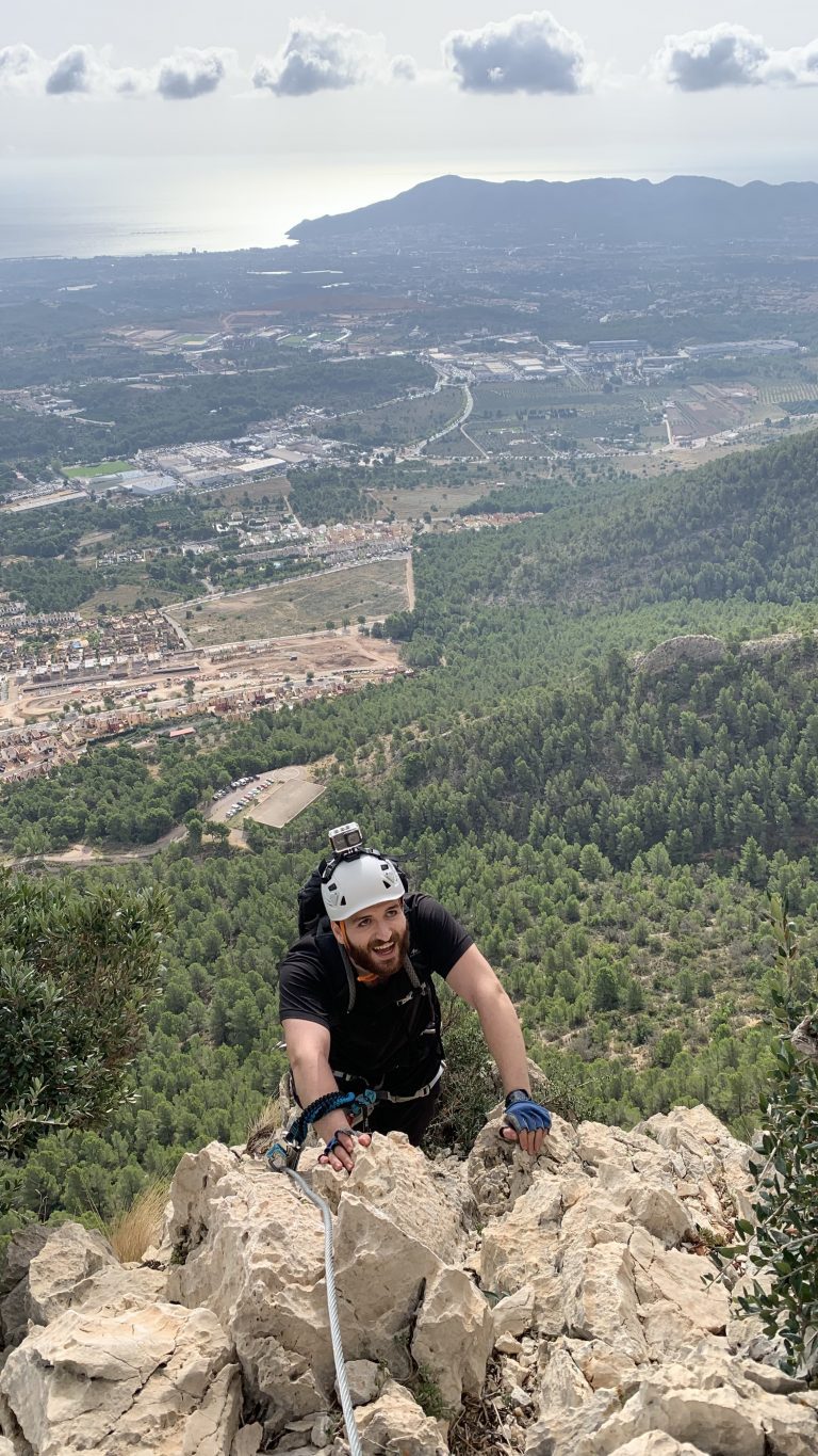 Ferrata Ponoig Polop Alicante by Serranía Aventura