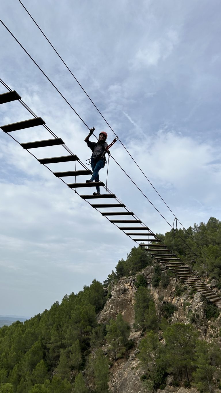Ferrata Fuente Godalla Enguera Valencia by Serranía Aventura