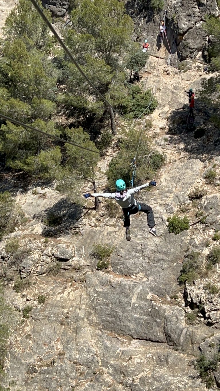 Ferrata Fuente Godalla Enguera Valencia by Serranía Aventura