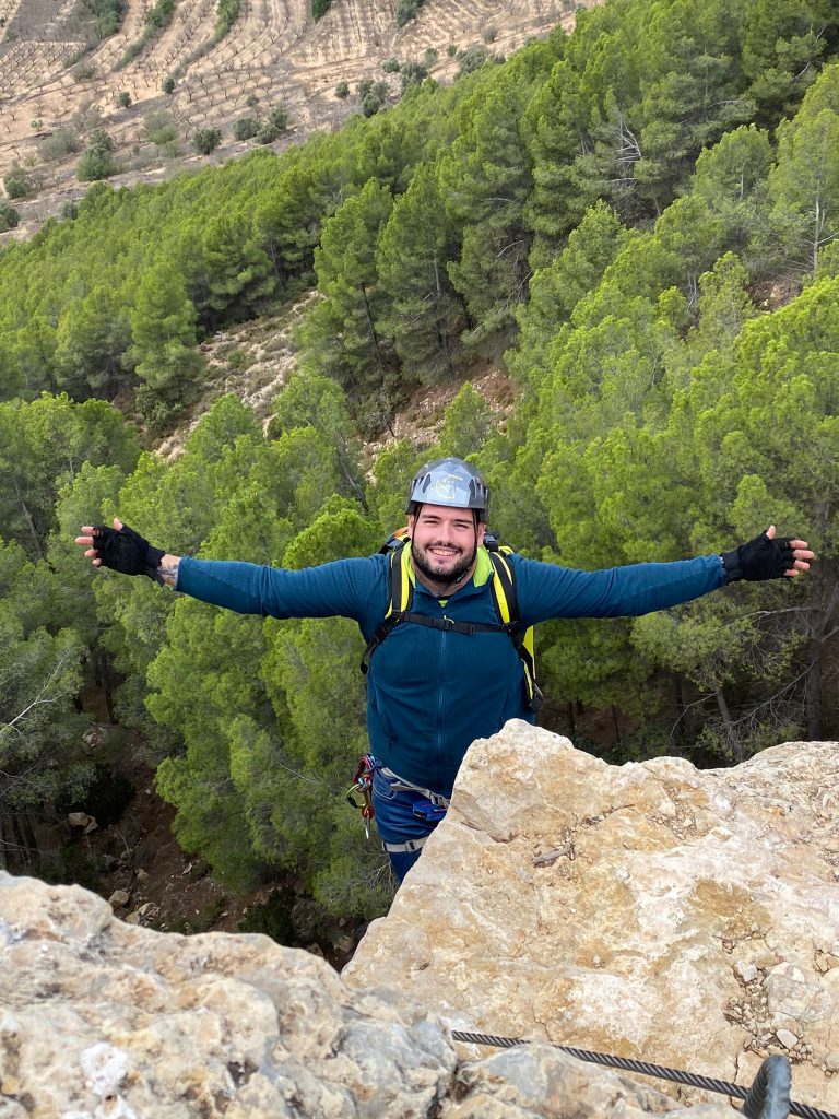 Ferrata la Lámpara Titaguas Borja by Serranía Aventura