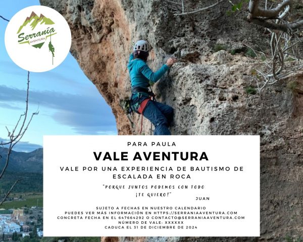 Bautismo escalada Villamarchante (regalo)