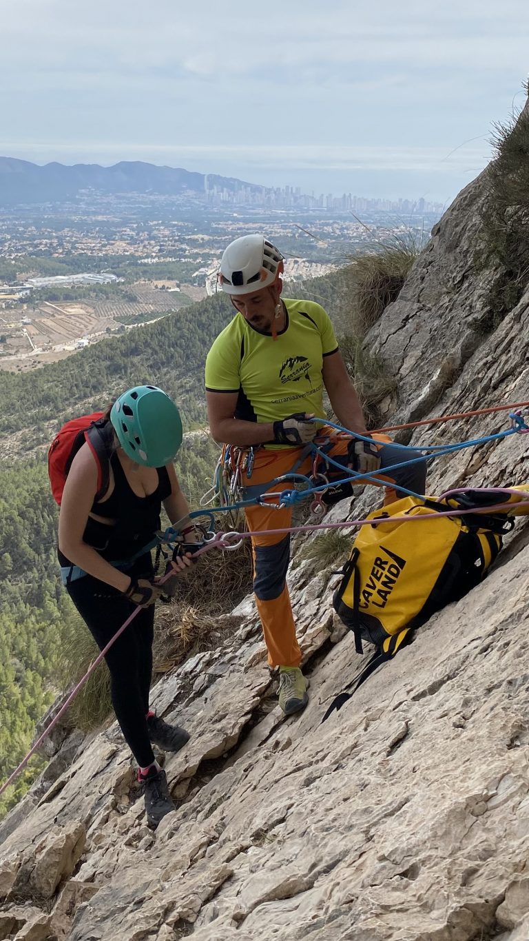 Jonathan Vía ferrata Ponoig Polop de la Marina Alicante by Serranía Aventura