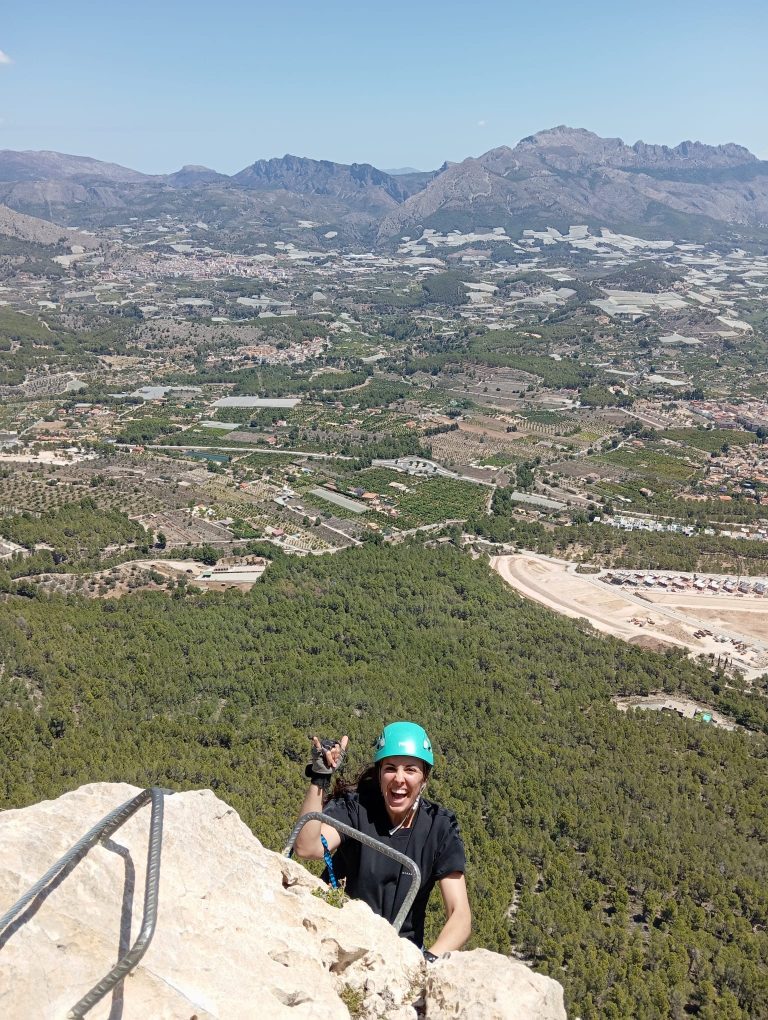 Vía ferrata del Ponoig Polop de la Marina Alicante by Serranía Aventura