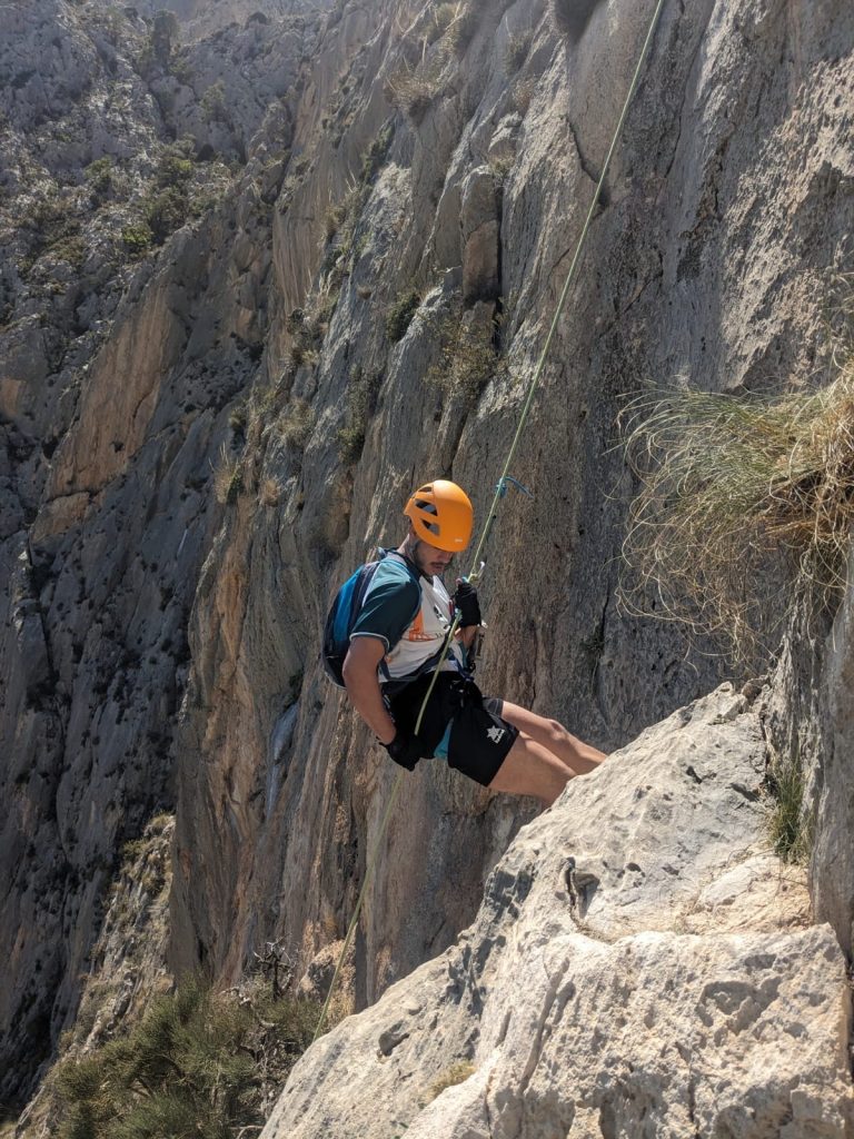Vía ferrata del Ponoig Polop de la Marina Alicante by Serranía Aventura