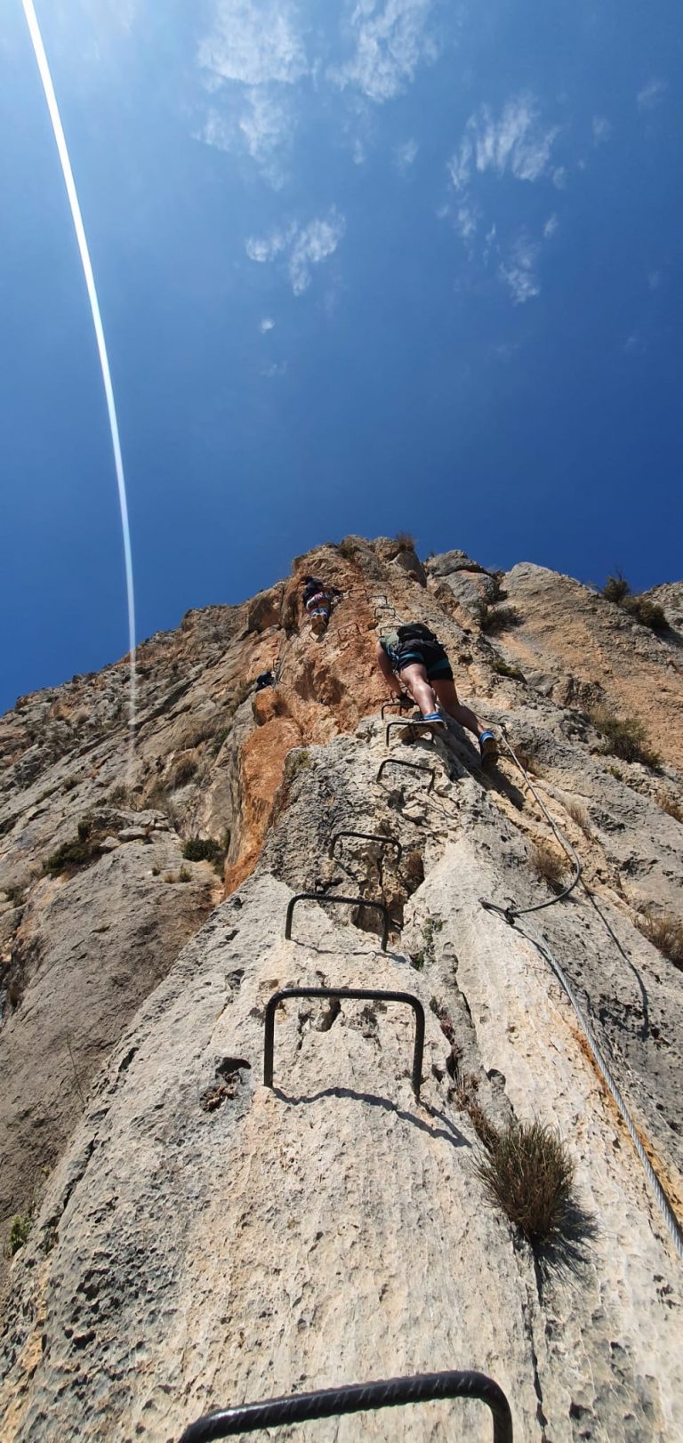 Vía ferrata del Ponoig Polop de la Marina Alicante by Serranía Aventura