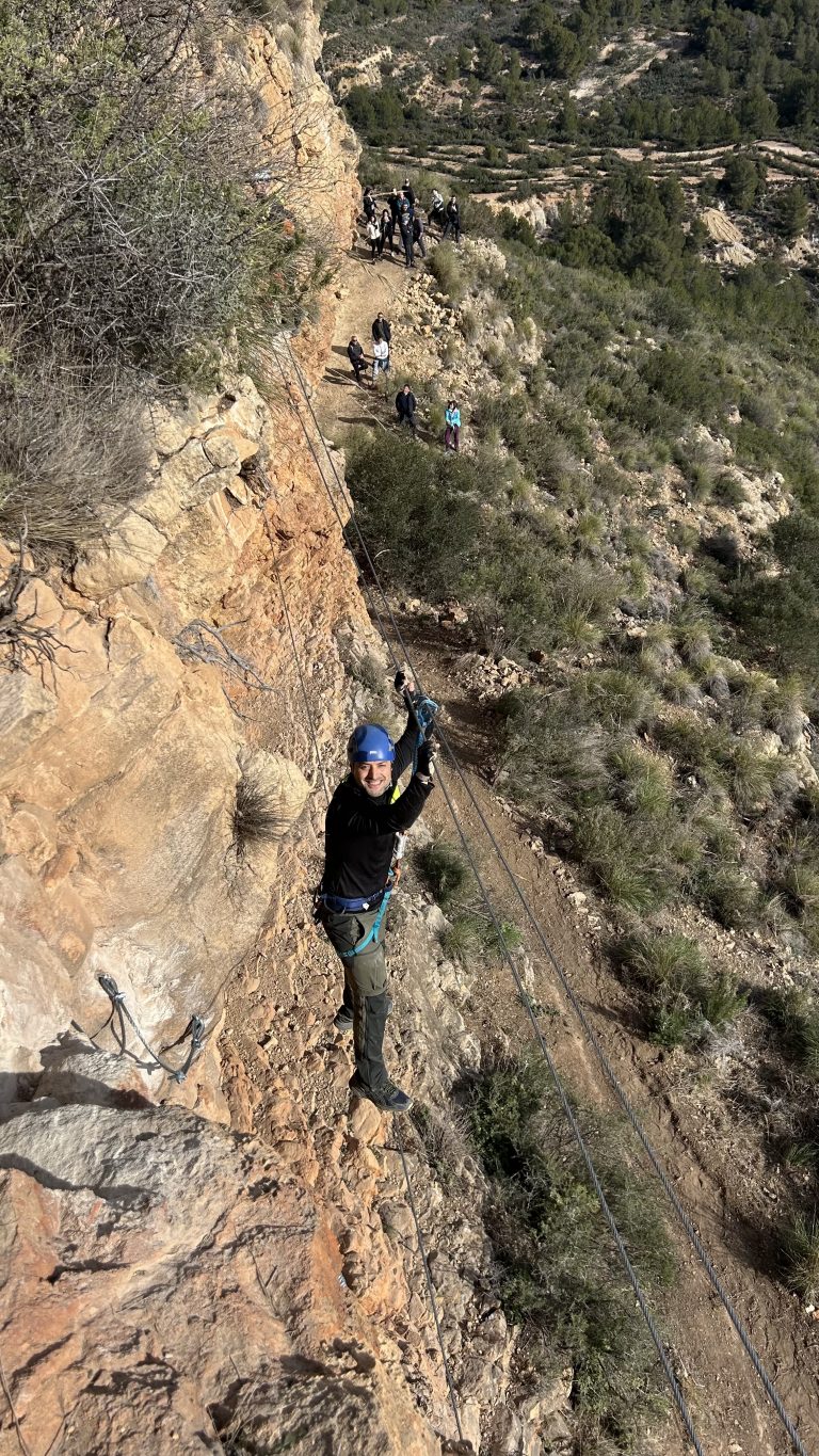 Vía ferrata Peña Roya Losa del Obispo by Serranía Aventura