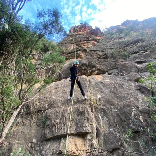 Vía ferrata La Mina Villahermosa del Río by Serranía Aventura