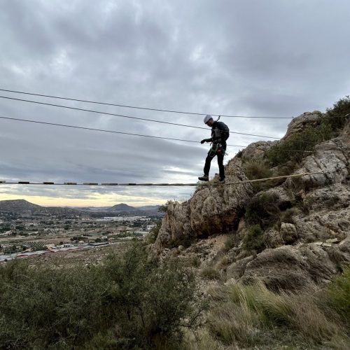 Vía ferrata Bolón Elda by Serranía Aventura