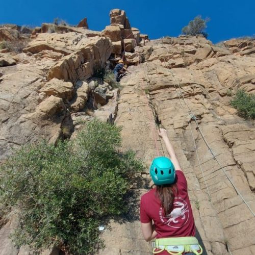 Bautismo de escalada Peñas de Guaita Puzol Valencia by Serranía Aventura