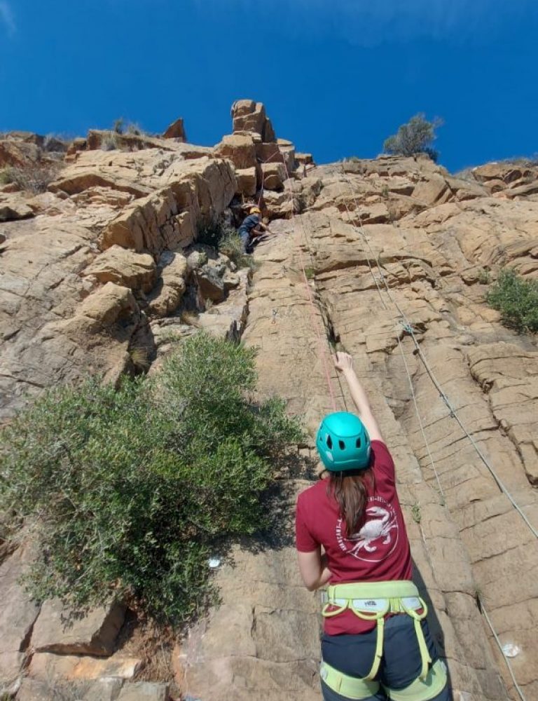 Bautismo de escalada Peñas de Guaita Puzol Valencia by Serranía Aventura
