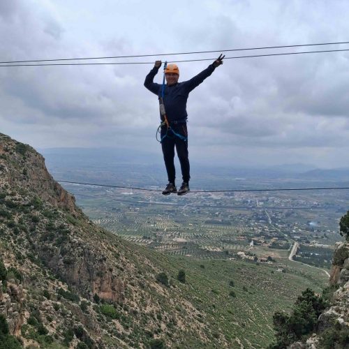 Vía Ferrata Sierra Oliva Caudete Albacete by Serranía Aventura
