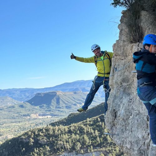 Vía ferrata Peña Roya Losa del Obispo Valencia by Serranía Aventura
