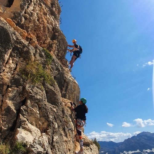 Vía ferrata del Ponoig Polop de la Marina Alicante by Serranía Aventura
