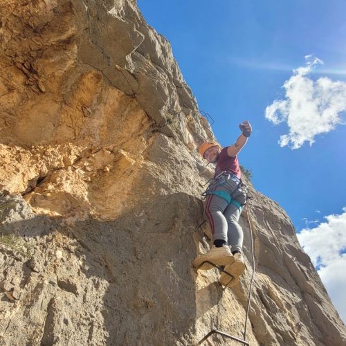 Vía ferrata Chorrico Tous Valencia by Serranía Aventura