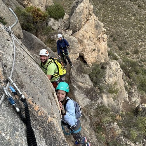 Vía ferrata Bolón Elda by Serranía Aventura