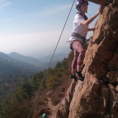 Bautismo de escalada Peñas de Guaita Puzol Valencia by Serranía Aventura