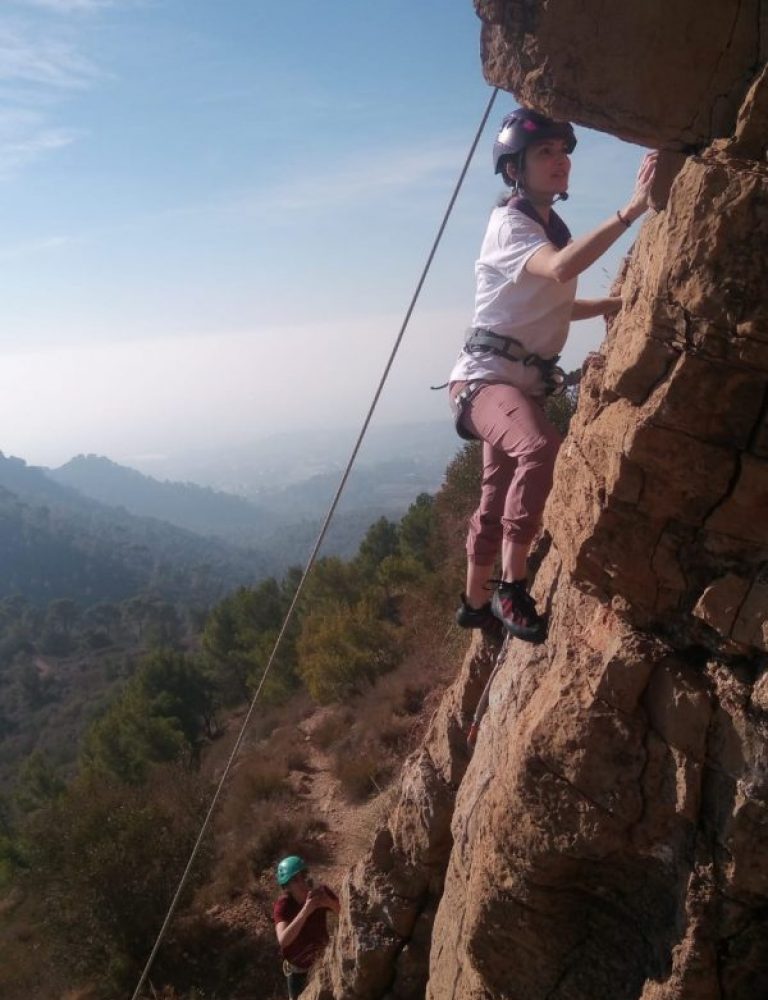 Bautismo de escalada Peñas de Guaita Puzol Valencia by Serranía Aventura
