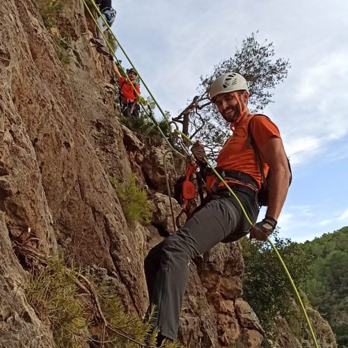 Ferrata Enguera rápel