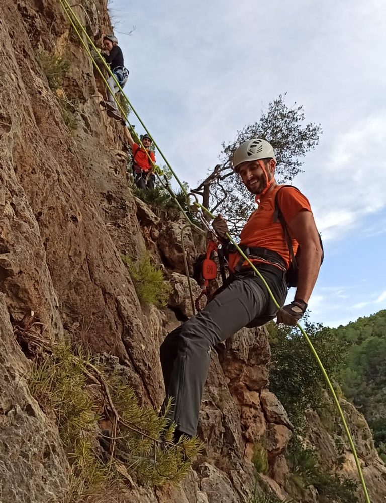 Ferrata Enguera rápel