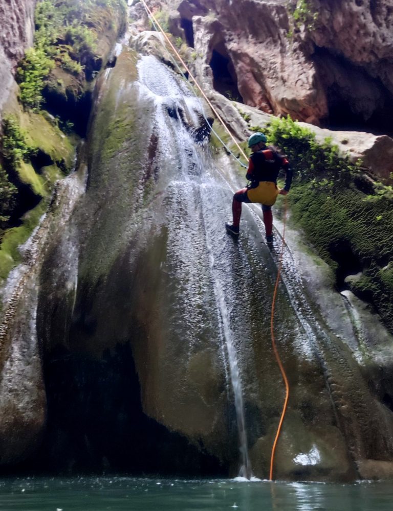 Barranquismo barranco Bercolón Tuéjar by Serranía Aventura
