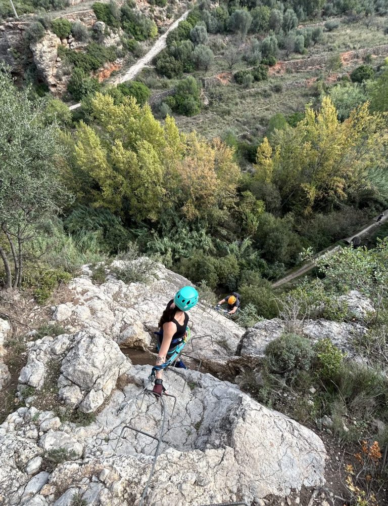 Ferrata Roca Molí Alcora Castellón by Serranía Aventura