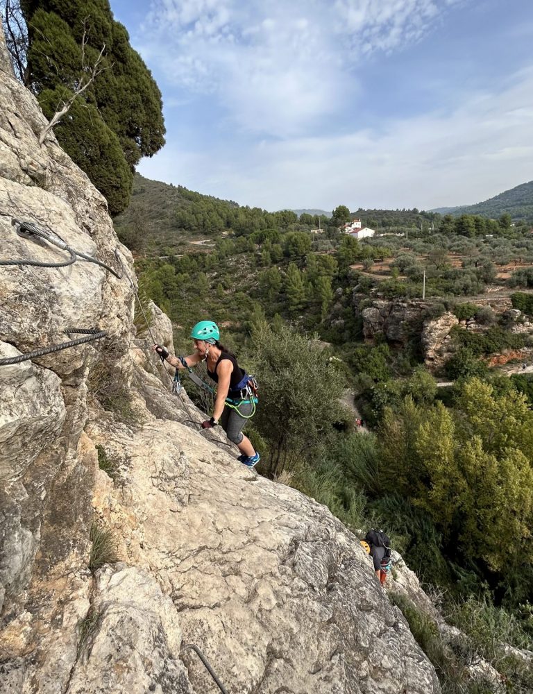 Ferrata Roca Molí Alcora Castellón by Serranía Aventura