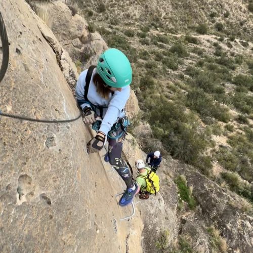 Vía ferrata del Bolón Elda Alicante by Serranía Aventura