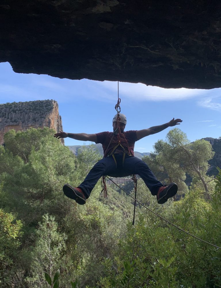 Barranco del Tesoro, Chulilla, Barranquismo seco