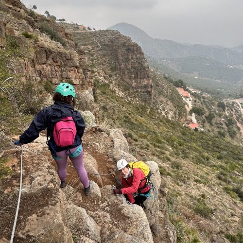 Vía ferrata Sants de la Pedra Vall D'Uixó by Serranía Aventura