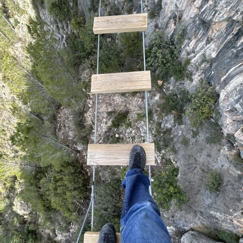 Vía ferrata Falconera Gandía by Serranía Aventura