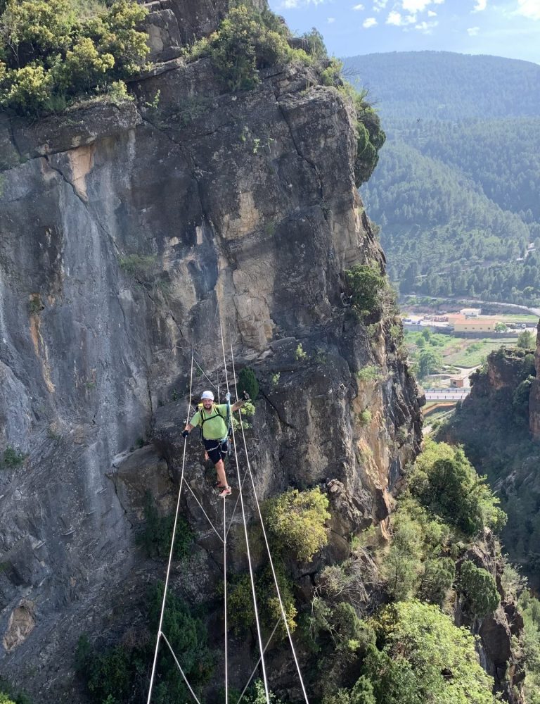 Ferrata la Mina Villahermosa Castellón by Serranía Aventura