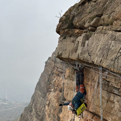 Vía ferrata Sants de la Pedra Vall D'Uixó by Serranía Aventura