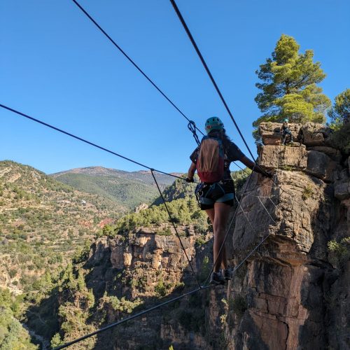 Vía ferrata La Mina Villahermosa by Serranía Aventura