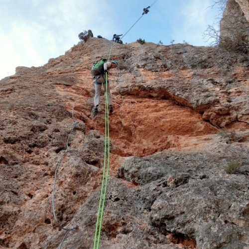Rápel vía ferrata del Remedio Chelva Valencia by Serranía Aventura