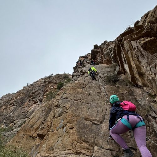 Vía ferrata Sants de la Pedra Vall D'Uixó by Serranía Aventura