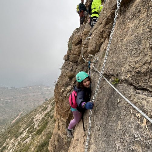 Vía ferrata Sants de la Pedra Vall D'Uixó by Serranía Aventura