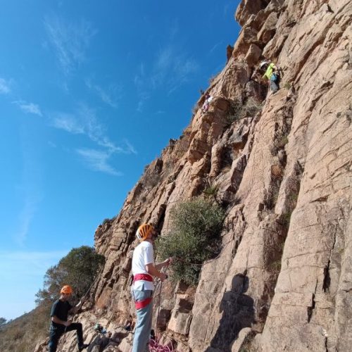 Bautismo de escalada Peñas de Guaita Puzol Valencia by Serranía Aventura