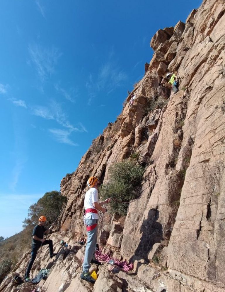 Bautismo de escalada Peñas de Guaita Puzol Valencia by Serranía Aventura