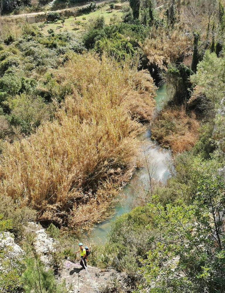 Barranco del Tesoro, Chulilla, Barranquismo seco