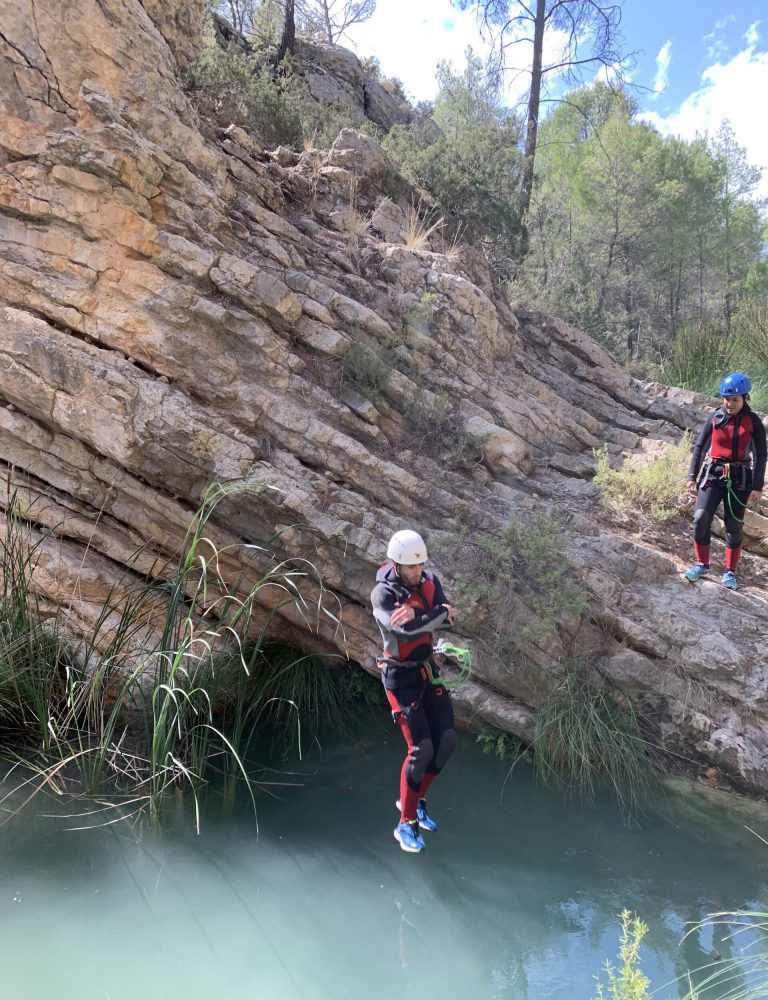 Barranquismo barranco Bercolón Tuéjar Valencia by Serranía Aventura