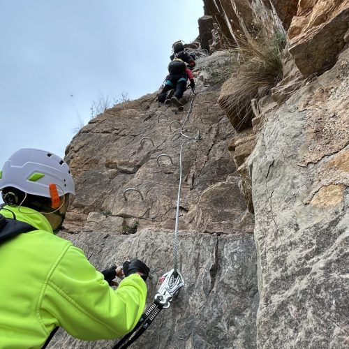 Vía ferrata Sants de la Pedra Vall D'Uixó by Serranía Aventura