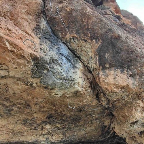 Vía ferrata Sierra Oliva Caudete Albacete by Serranía Aventura
