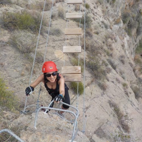 Ferrata Redován - Puente colgante