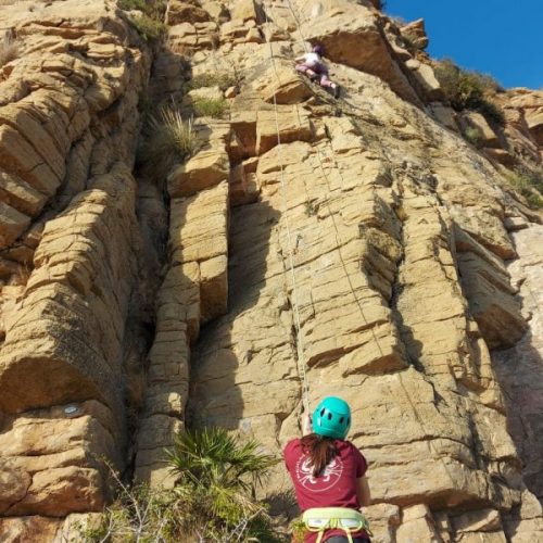 Bautismo de escalada Peñas de Guaita Puzol Valencia by Serranía Aventura