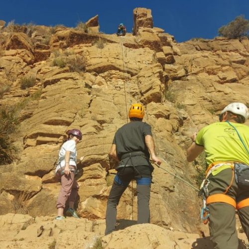 Bautismo de escalada Peñas de Guaita Puzol Valencia by Serranía Aventura